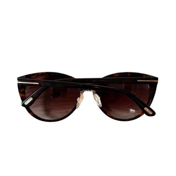 Tom Ford Gina Cat Eye Sunglasses 57MM Dark Havana Tortoise Shell main image 10
